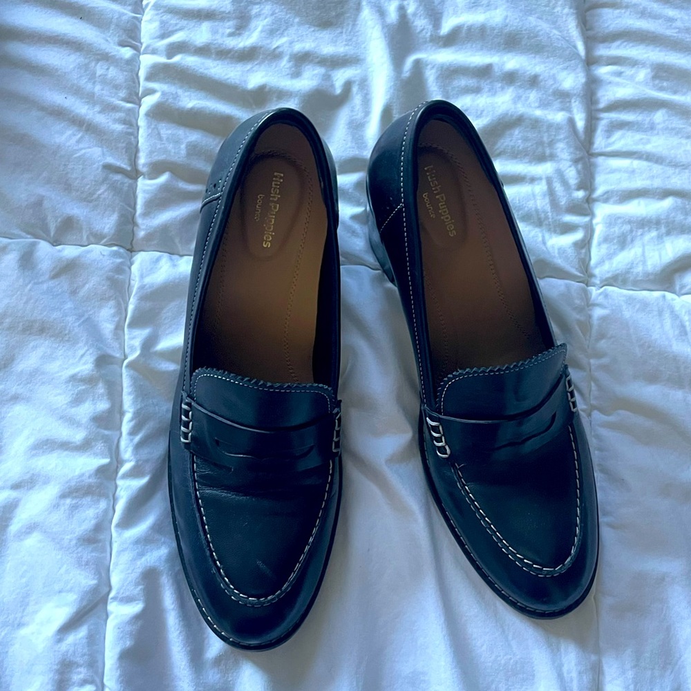 Hush Puppies Black Loafers - Picture 2 of 3
